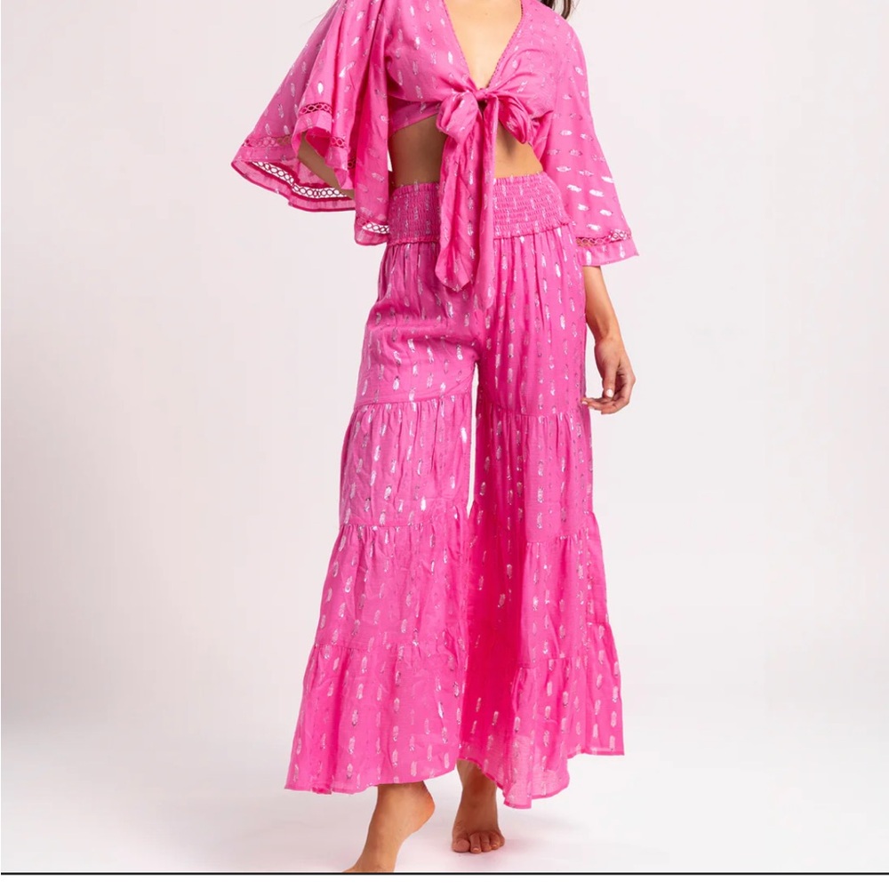 Pink Boho Pants
